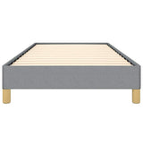 Bed Frame without Mattress Light Grey 100x203 cm Twin XL Fabric 346853