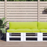 Pallet Cushions 2 pcs Bright Green Fabric 360933