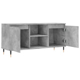 TV Cabinet Concrete Grey 104x35x50 cm Engineered Wood 827008