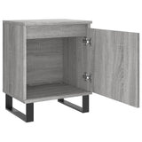 Bedside Cabinets 2 pcs Grey Sonoma 40x30x50 cm Engineered Wood 826857