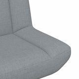 Swivel Chair Light Grey 63 x 75 x 76 cm Fabric 42007325