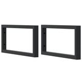 Basin Shelf Wall Mounted Steel and Solid Wood Acacia 3302861