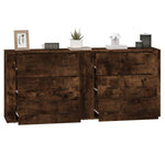 Sideboards 2 pcs Smoked Oak Engineered Wood 3185412