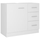 Sink Cabinet White 63x30x54 cm Engineered Wood 804184