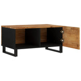 Coffee Table 80x50x40 cm Solid Wood Acacia&Engineered Wood 350633