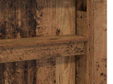 Loft Bed Frame with Desk Old Wood 100 x 200 cm Engineered Wood 3410465