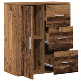 Sideboard with Drawer Old Wood 60 x 31 x 70 cm Engineered Wood 871405