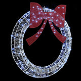 Wreath with 150 LEDs Cold white 120 cm Acrylic 42019130