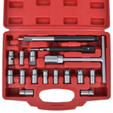 17 pcs Diesel Injector Seat Cutter Set 210282