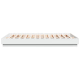 Bed Frame without Mattress White 160x200 cm 3209842