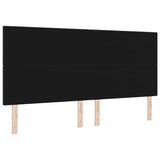 Headboard with Headboard Black 200 cm Faux Leather 3337862