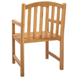 Handcarved Rose Chair 2 pcs Natural 58 x 60 x 90 cm 42030012
