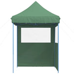 ZNTS Foldable Party Tent Pop-Up with 2 Sidewalls Green 4004992