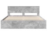 Bed Frame with Headboard Concerte 140 x 200 cm Solid Pine Wood 3410594