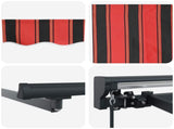 Manual Awning Frame with LEDs 2.5 x 2 m 3420728