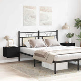 Bedside Cabinet 2 pcs Black Oak 40 x 30 x 30 cm Engineered Wood 862460