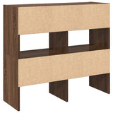 Shoe Racks 2 pcs Stackable Brown Oak 89.5x30x40 cm 858852