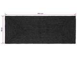 Area Rugs Rectangular Dark Grey 80 x 150 cm Jute 42010429