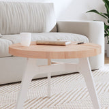 Table Top 60x4 cm Round Solid Wood Beech 355923