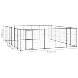 Outdoor Dog Kennel Steel 36.3 m 3082324