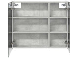 Bathroom Mirror Cabinet Concrete Grey 63.5 x 15.5 x 70 cm 889242