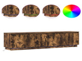 TV Cabinet Smoked Oak 180 x 38 x 49 cm Engineered Wood 3376148