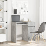 Desk Concrete Grey 86x49x76 cm Engineered Wood 861826