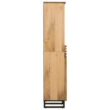 Sideboard 38x34x160 cm Solid Wood Rough Mango 377544