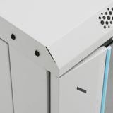 Network Cabinet with Storage Grey 600 x 600 x 1000 mm Steel 30267