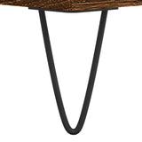 Coffee Table Brown Oak 55x55x36.5 cm Engineered Wood 830763