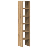 Bookcases 2 pcs Stackable Artisan Oak 30x30x80 cm Engineered Wood 858820