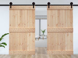 Door NARVIK Natural 95 x 210 cm Solid Pine Wood 42047086