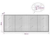 Gabion with 3.5 mm Wire and 5x2.5 cm Mesh 200x20x100 cm 3461662