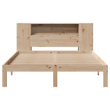 Bookcase Bed without Mattress 140x190cm Solid Wood Pine 3322511
