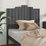 Bed Headboard Grey Solid pine wood 106 cm x 4 cm x 110 cm 818457