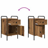 Bedside Cabinet Old Wood 35 x 36.5 x 61 cm Engineered Wood 8007655