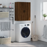 Wall Mounted Cabinet Brown Oak 69.5x34x90 cm 828443