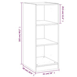 Wardrobe Concrete Grey 48x41x102 cm Engineered Wood 840831