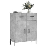 Sideboard Concrete Grey 69.5x34x90 cm Engineered Wood 827992