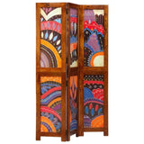 Room Divider Honey Brown 105 x 1.5 x 160 cm Solid Acacia Wood 4016529