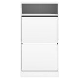 Shoe Cabinet White 60x34x116 cm Engineered Wood 840015