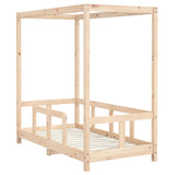 Kids Bed Frame 70x140 cm Solid Wood Pine 834510