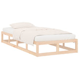 Bed Frame without Mattress 90x200 cm Solid Wood 820781