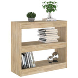 Book Cabinet/Room Divider Sonoma Oak 80x30x72 cm 811694