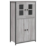 Highboard Grey Sonoma 62x32x106.5 cm Engineered Wood 834208