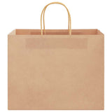 Paper Bags 250 pcs with Handles Brown 32x22x24 cm 4101595