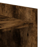Shoe Cabinet Smoked Oak 52x37.5x100 cm Engineered Wood 848448