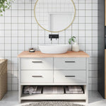 Bathroom Countertop 120x60x cm Untreated Solid Wood 3156047