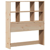 Bookcase Bed without Mattress 90x200 cm Solid Wood Pine 3321698