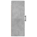 Wall Mounted Cabinet Concrete Grey 34.5x34x90 cm 828880